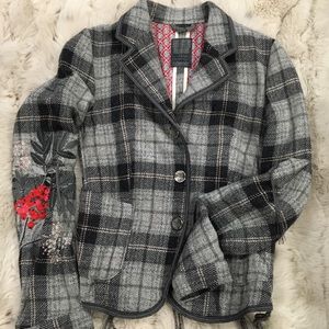 marithe francois girbaud wool jacket size 29